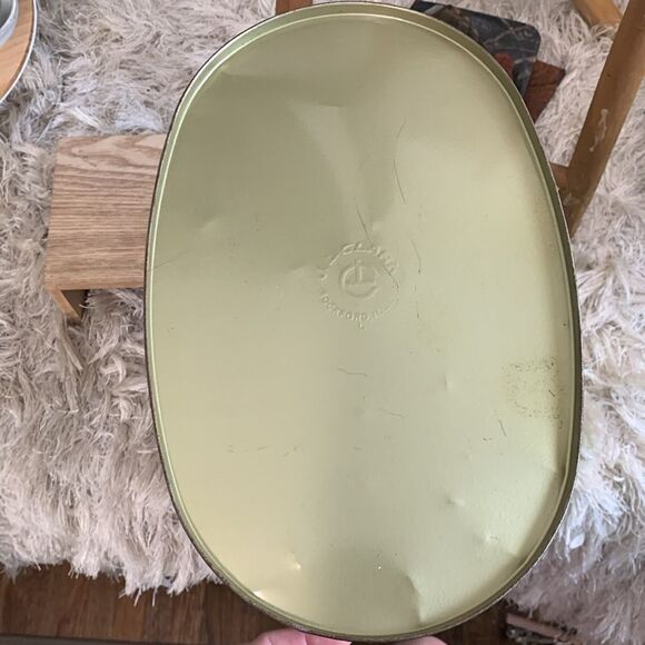 Vintage Mid Century J L Clark Metal
Trash Can Wastebasket Lamp Book Clock Pen - Picture 8 of 17